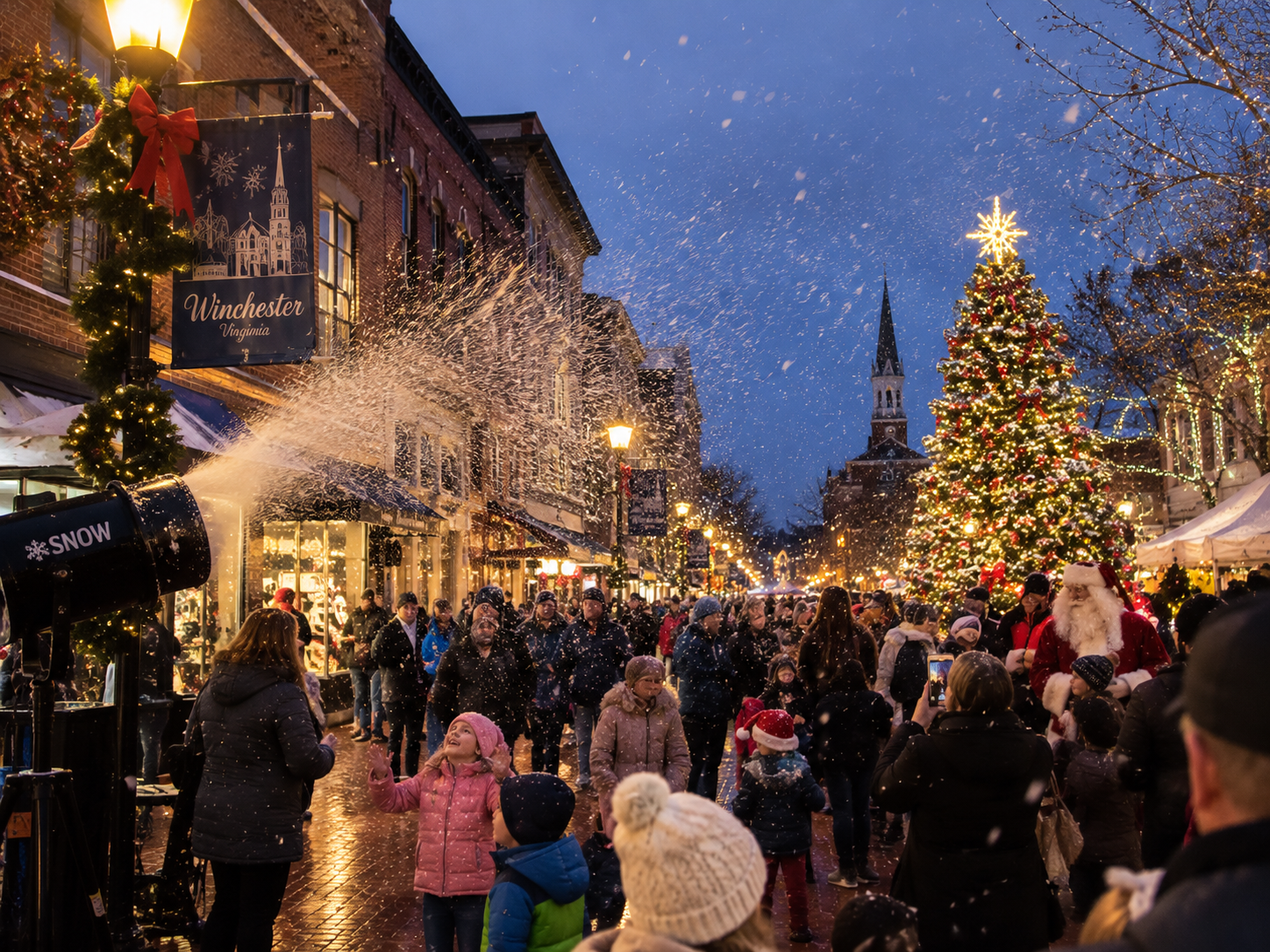 Christmas tree lighting